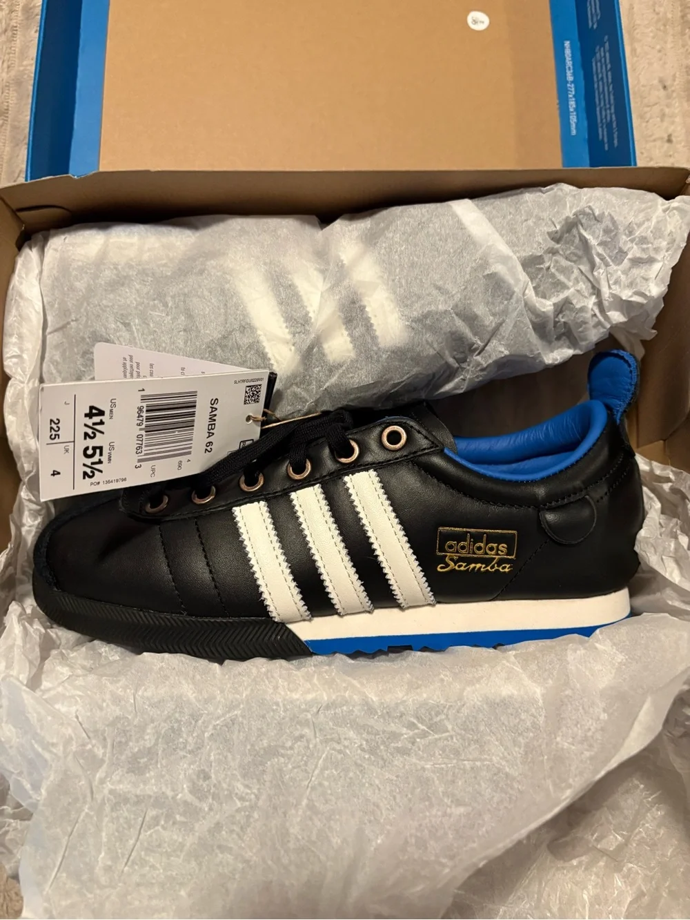 Adidas Men’s Black & White Lifestyle Sneakers BNWT unisex Men’s 4.5 AT-8/61
